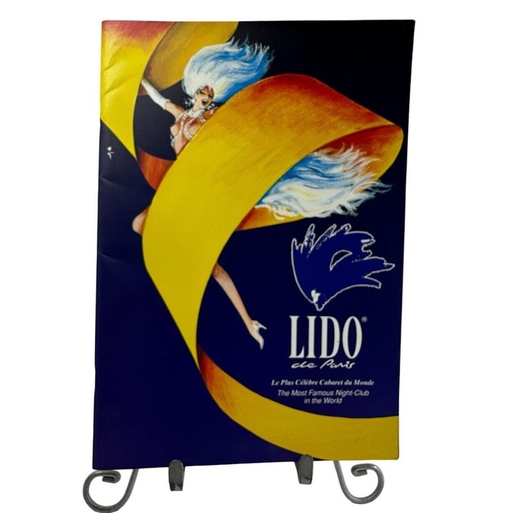 Lido de Paris Vintage French Cabaret Memorabilia Art Print Set Poster & Book